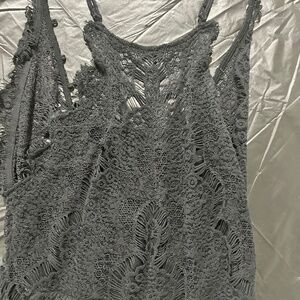 Women’s Free People black crocheted dress size small